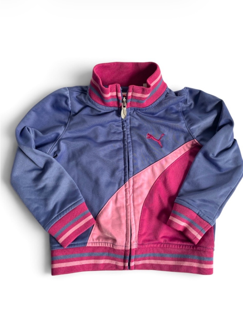 PUMA Jacket Track Suit Full Zip Up Purple Pink Sporty Sweater Sweatshirt